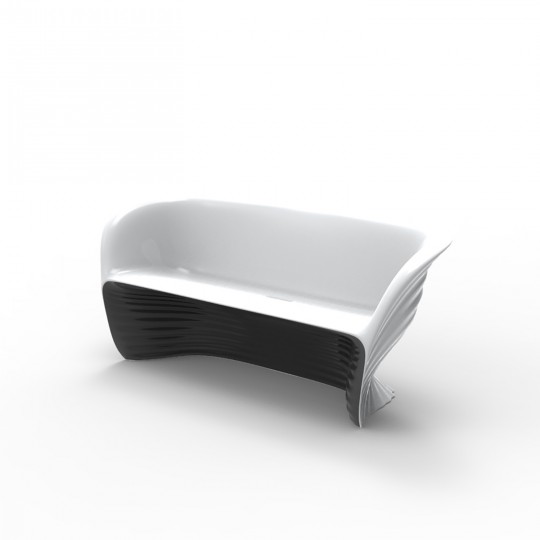 Biophilia Canapé Blanc/Anthracite Laqué