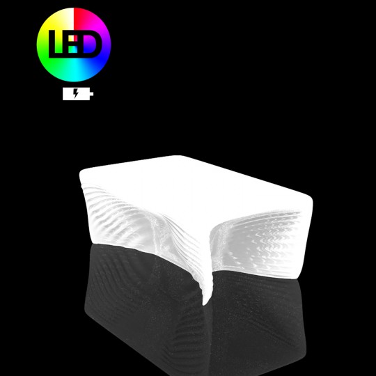 Biophilia Table Basse Lumineuse RGB LED avec Batterie