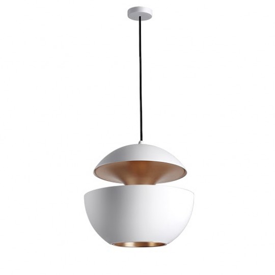 Here Comes The Sun Suspension Ø45cm Blanc/Cuivre