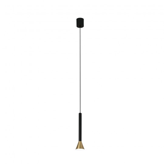 Anda Suspension LED Or Satiné