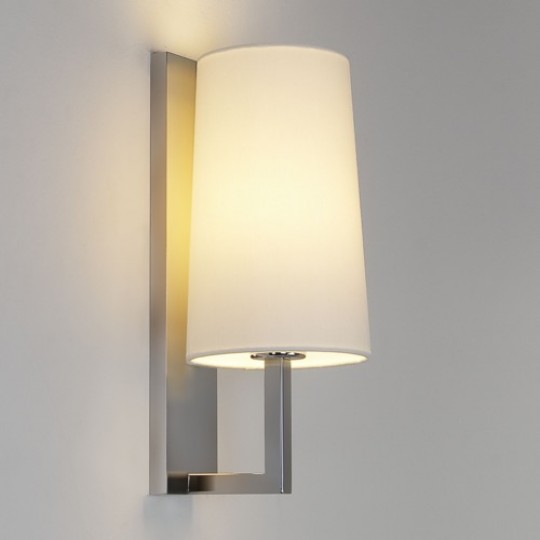 Riva 350 Applique Murale Nickel Mat