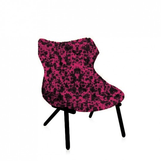 Foliage Fauteuil Rouge ? Pieds Noirs