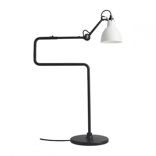 Lampe de Table 317 Noir Réflecteur Blanc