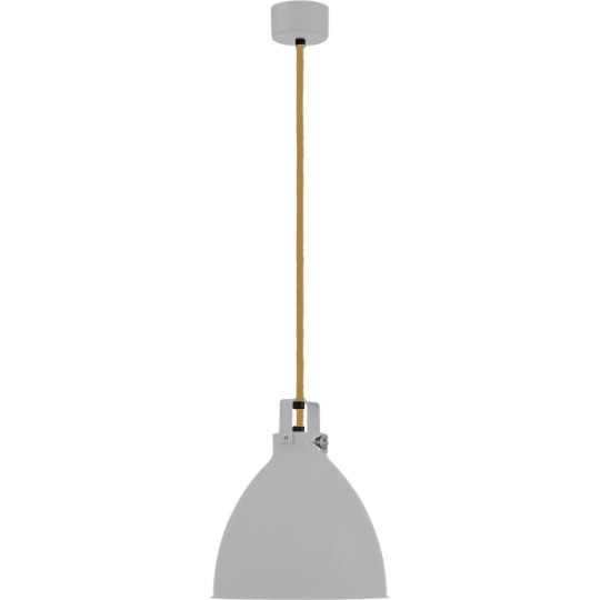 Augustin Suspension Ø24 Gris Argent Finition Intérieure/Cordon Or