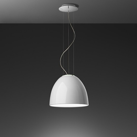 Nur Mini Suspension Gloss Blanche HalogÃ¨ne
