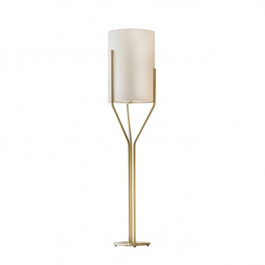 Arborescence Lampadaire Laiton Satiné H150 cm