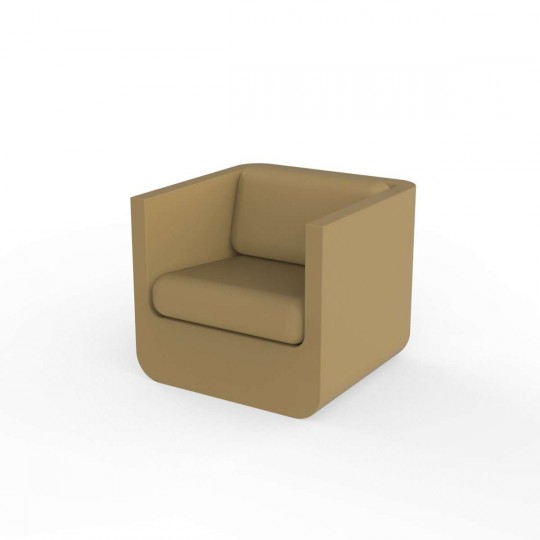 ULM Canapé 82x82x72 Laqué Beige