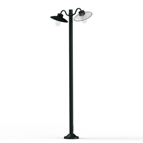 Belcour Lampadaire modèle 5 Double Clair Gris Ardoise