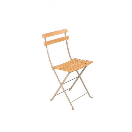 Lot de 2 Bistro Chaise Naturel Muscade