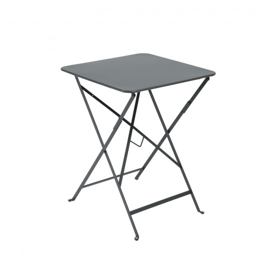 Bistro Table Carrée 57X57cm Gris Orage