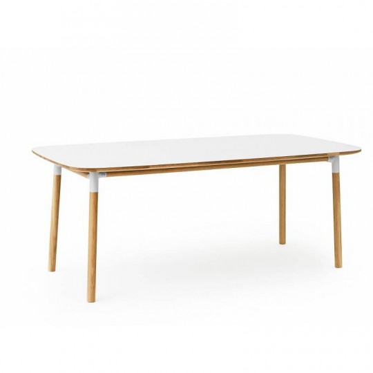 Form Table 95 X 200cm Blanche 