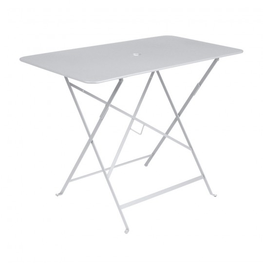 Bistro Table Pliante 97X57cm Blanc Coton