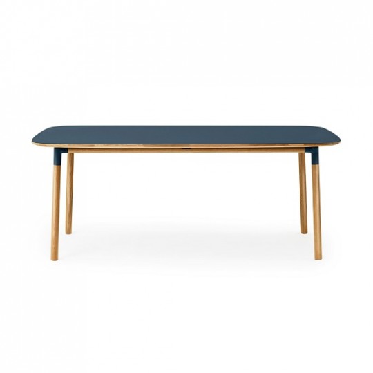 Form Table 95 X 200cm Bleue 