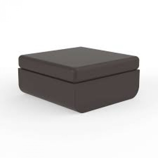 ULM OTTOMAN 82x82x52 Laqué Bronze
