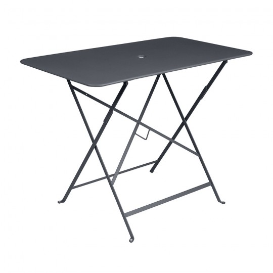Bistro Table Pliante 97X57cm Carbone