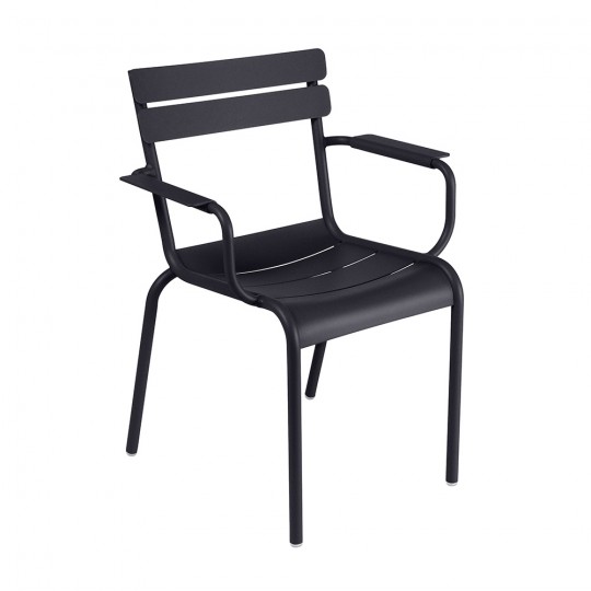 Lot de 2 Luxembourg Fauteuil Carbone