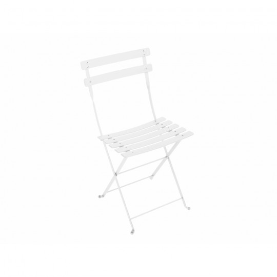 Lot de 2 Bistro Chaise Duraflon Blanc Coton