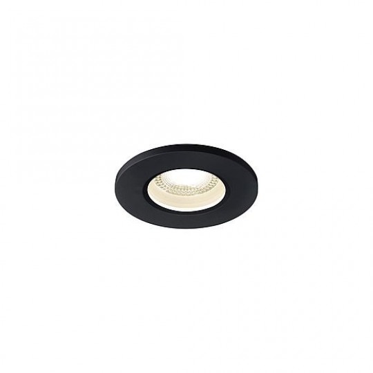 Nice Encastré Rond LED IP65 Variable Noir - Protection d'Incendie