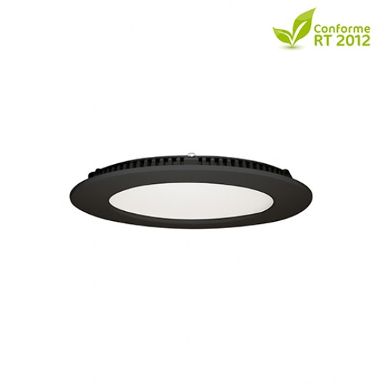 Slim Round LED RT2012 Noir