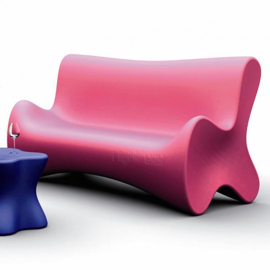 Doux Sofa Anthracite Version Laquée 