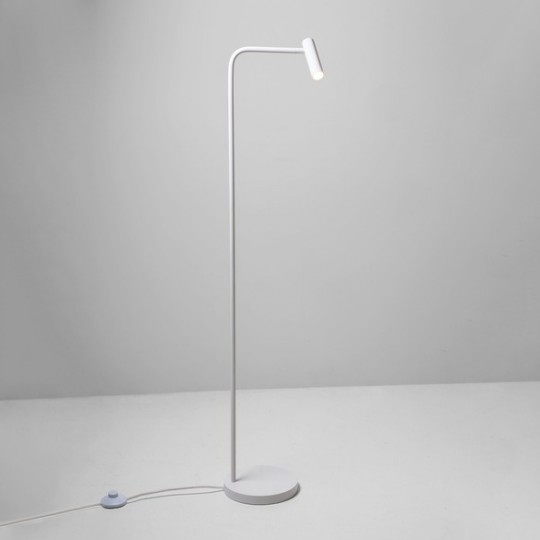Enna Lampadaire LED Blanc Mat