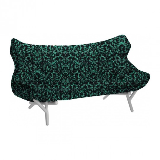 Foliage Canapé Vert ? Pieds Blancs