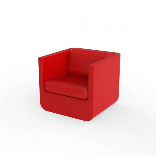 ULM Canapé 82x82x72 Rouge