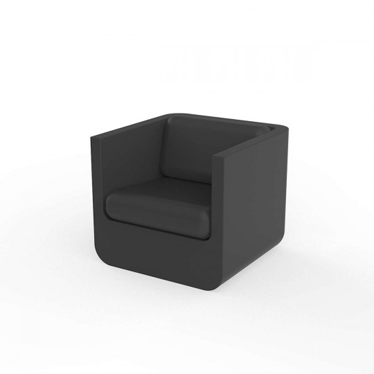 ULM Canapé 82x82x72 Laqué Anthracite