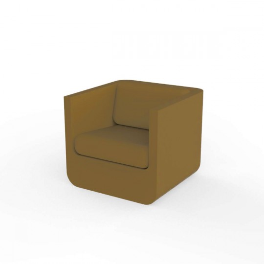 ULM Canapé 82x82x72 Laqué Champagne