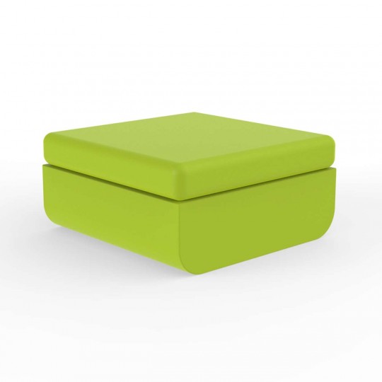 ULM OTTOMAN 82x82x52 Laqué Pistache