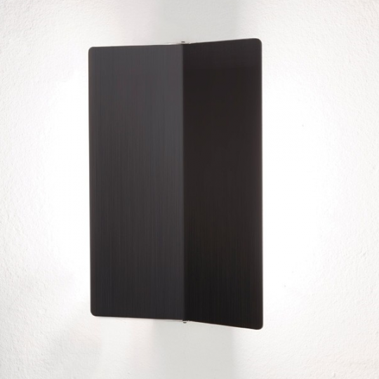 Volet Pivotant Applique Plié LED Noir