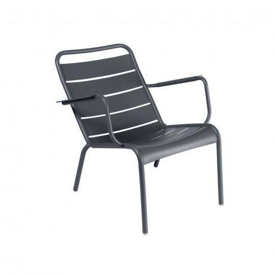 Lot de 2 Luxembourg Fauteuil Bas Carbone