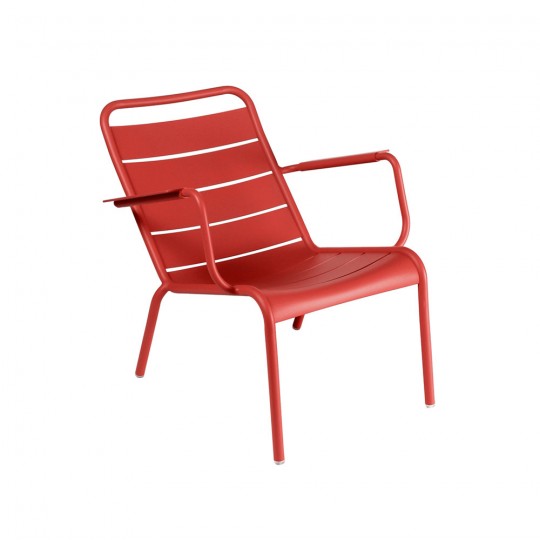 Lot de 2 Luxembourg Fauteuil Bas Piment