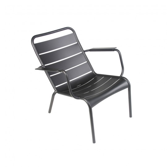 Lot de 2 Luxembourg Fauteuil Bas Réglisse
