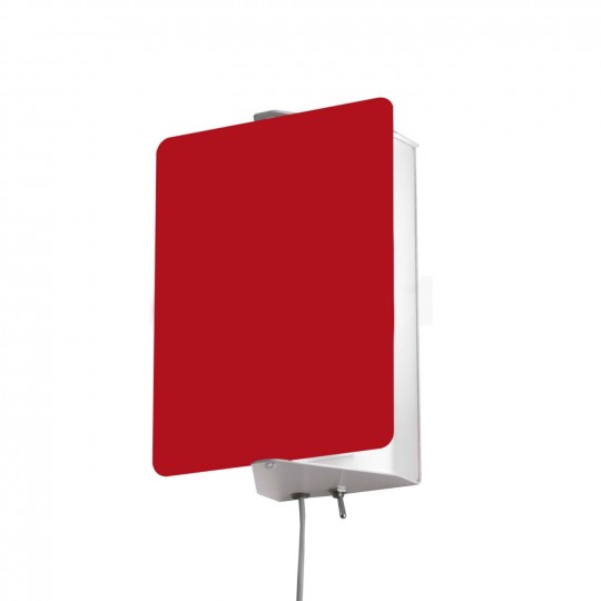 Volet Pivotant Applique Rouge