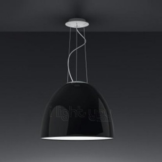 Nur Suspension Gloss HalogÃ¨ne Diam 55 cm Noire
