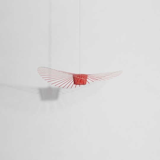 Suspension VERTIGO Toute Petite Vermillon Diamètre 110 cm