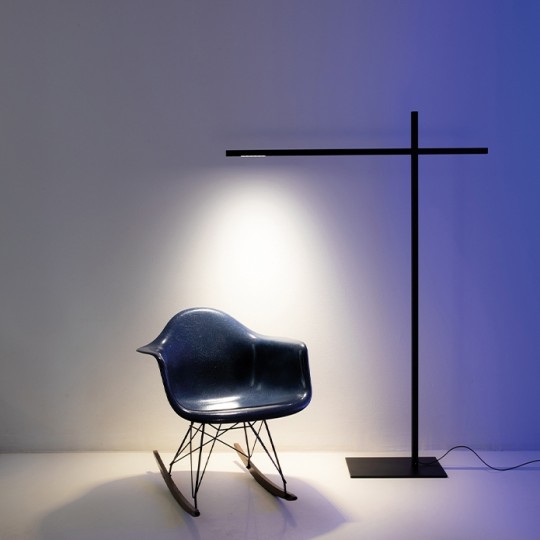 Lampadaire Orientable  HASHI 3000K Finition Noir Mat