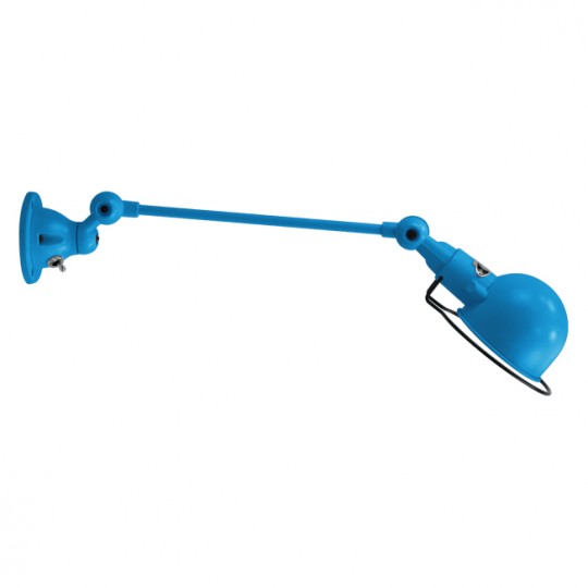 Signal Applique avec 1 Bras Bleu Clair