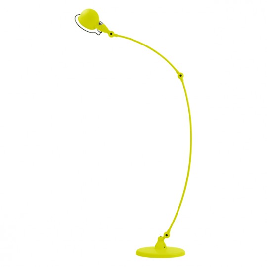 Signal Lampadaire Courbe Jaune Soufre