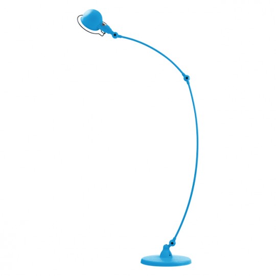 Signal Lampadaire Courbe Bleu Clair