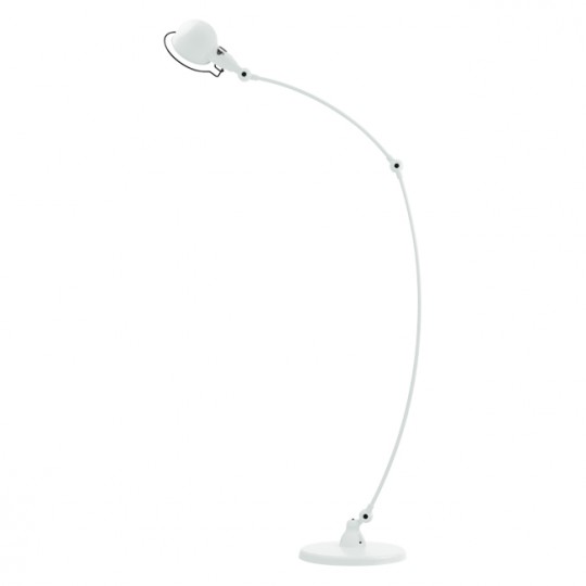 Signal Lampadaire Courbe Blanc