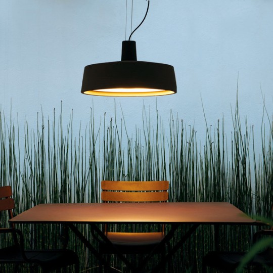 Soho Suspension Noir LED Ø57cm