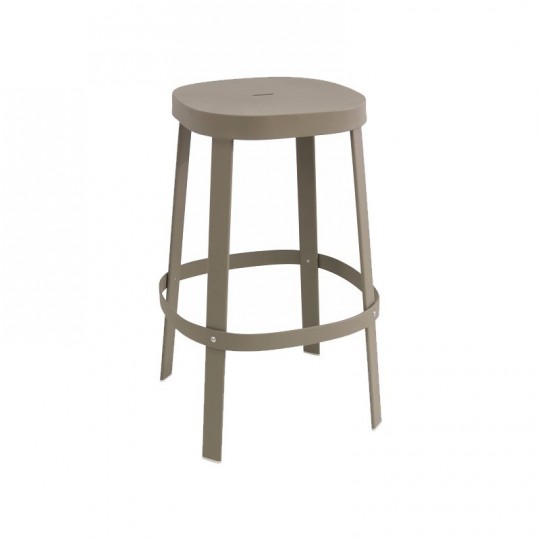 Lot de 4 Tabourets Thor Gris/Vert