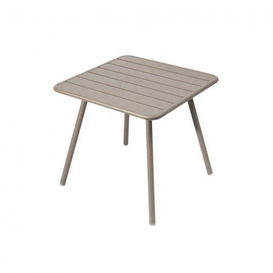 Luxembourg Table 4 Pieds 80X80cm Muscade