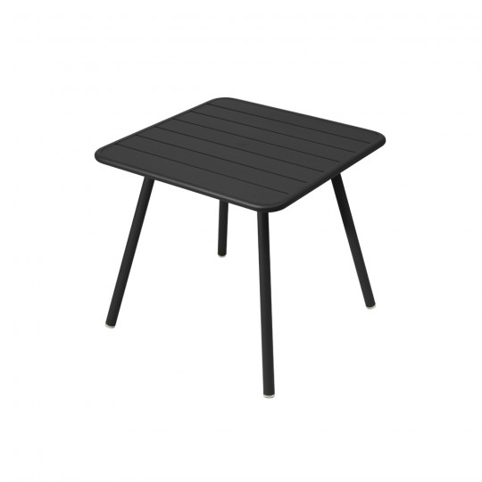 Luxembourg Table 4 Pieds 80X80cm Réglisse