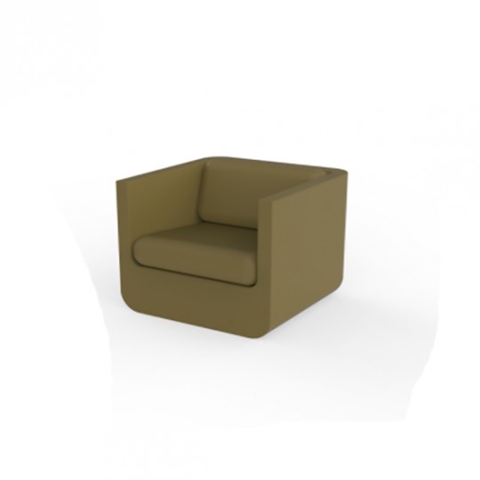 ULM Canapé 82x82x72 Laqué Kaki