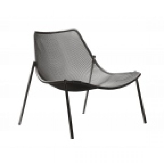 Lot de 2 Round Chauffeuse Marron