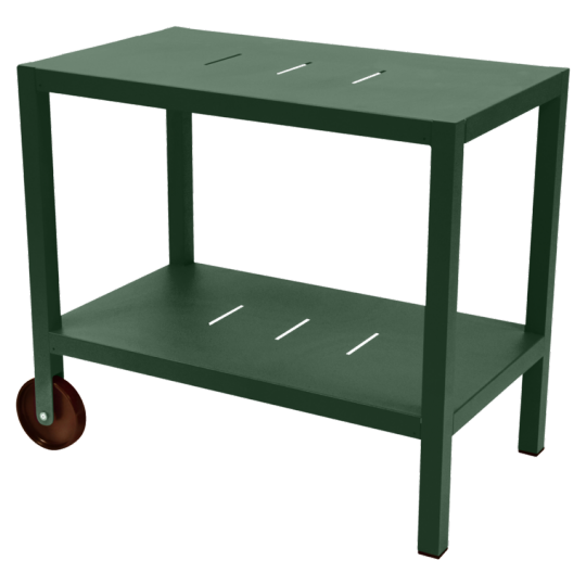 Quiberon Desserte Support Plancha Vert Cèdre