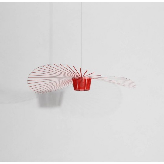 Suspension VERTIGO Moyenne Vermillon Diamètre 140 cm